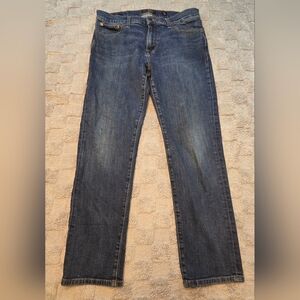 Lucky Brand Jeans Mens 34x30 Blue Denim 221 Straight Leg Medium Wash Stretch Fit